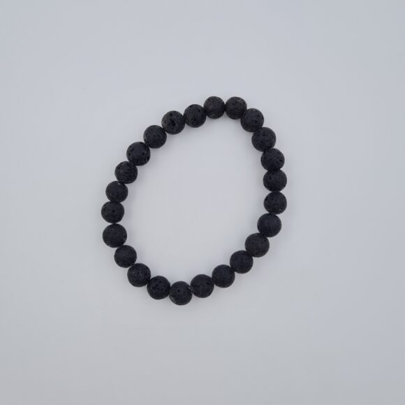 Black Lava Stone Bracelet