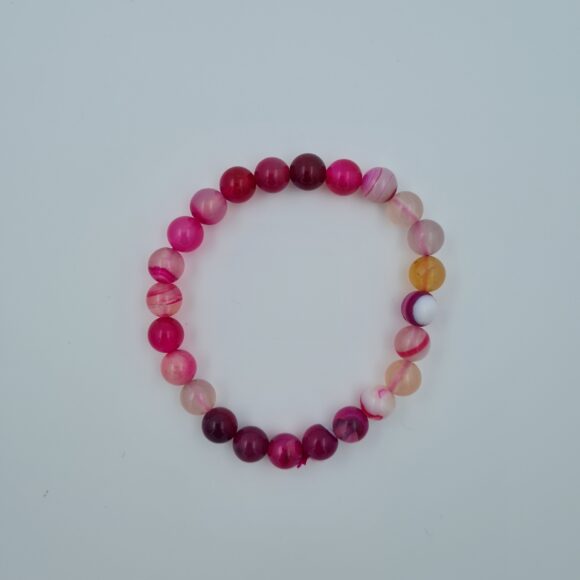 Pink Agate Bracelet