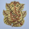 Golden Leaf Ganesh Wall Hanger