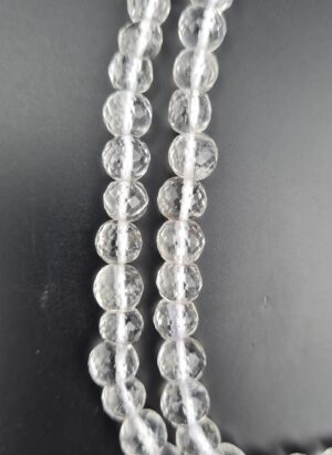Sphatik Mala Diamond Cutting